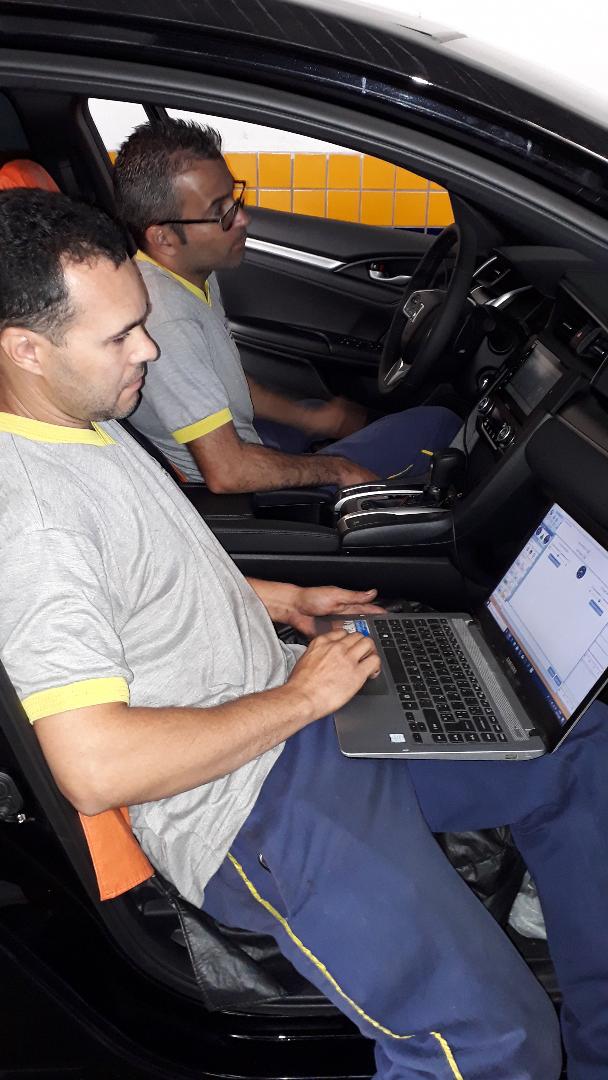 Chave comutadora GNV no painel